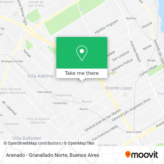 Mapa de Arenado - Granallado Norte
