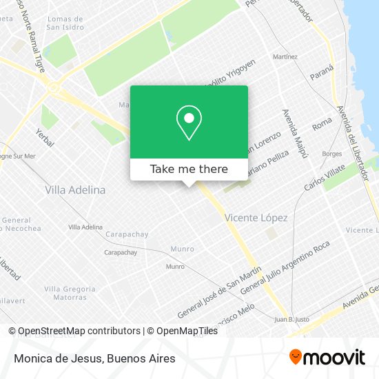 Monica de Jesus map
