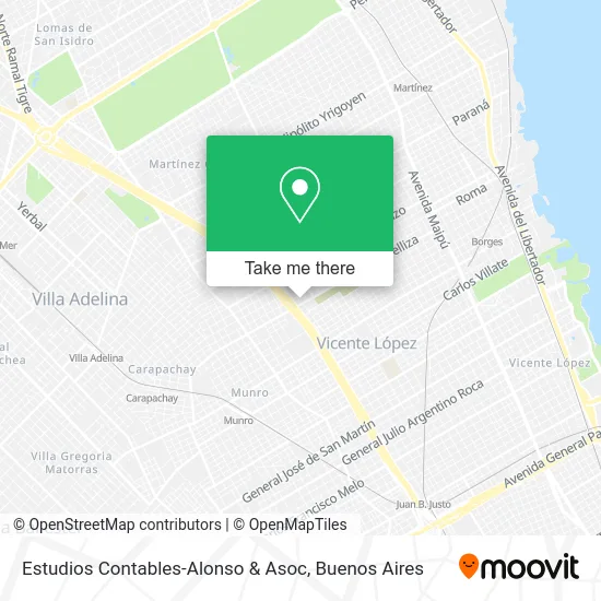 Estudios Contables-Alonso & Asoc map