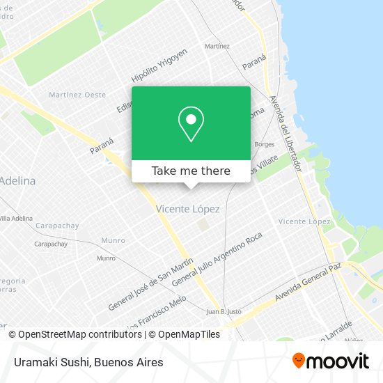 Mapa de Uramaki Sushi