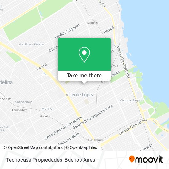 Mapa de Tecnocasa Propiedades
