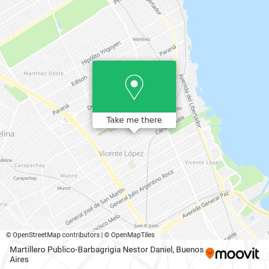 Martillero Publico-Barbagrigia Nestor Daniel map