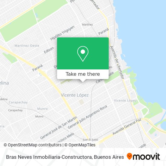 Mapa de Bras Neves Inmobiliaria-Constructora