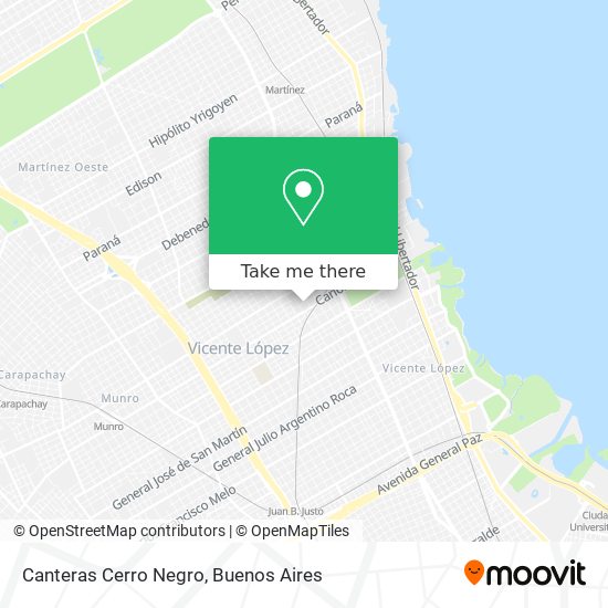 Canteras Cerro Negro map
