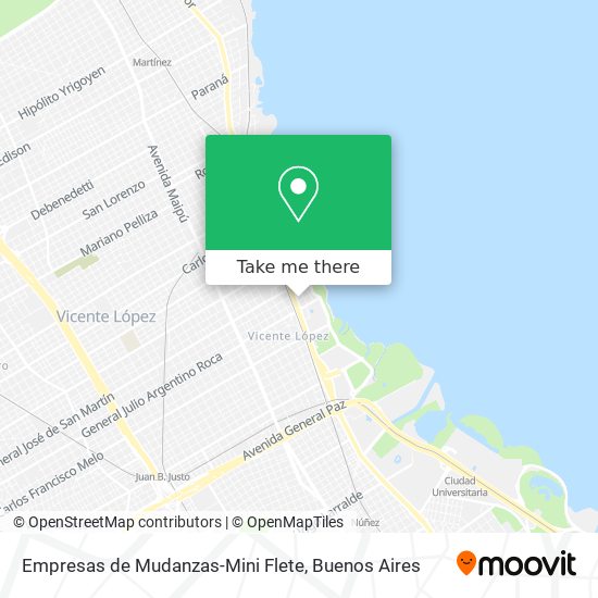 Mapa de Empresas de Mudanzas-Mini Flete