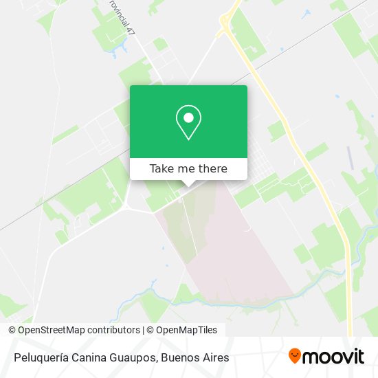 Mapa de Peluquería Canina Guaupos