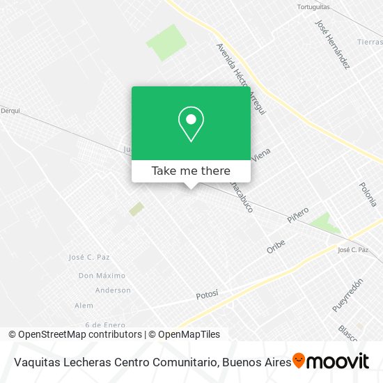 Vaquitas Lecheras Centro Comunitario map