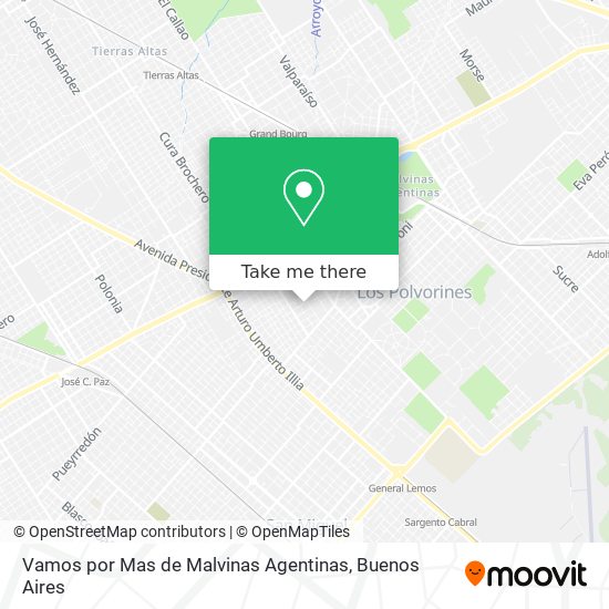 Vamos por Mas de Malvinas Agentinas map