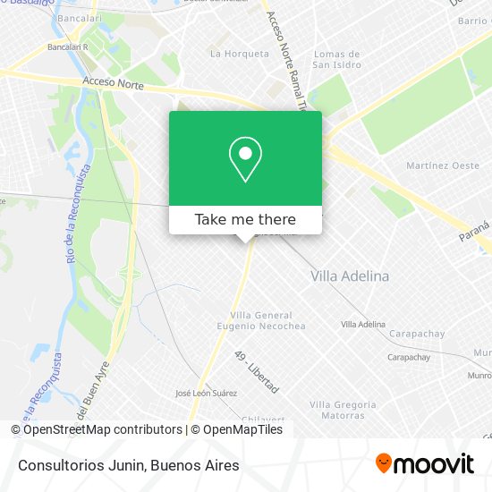 Consultorios Junin map