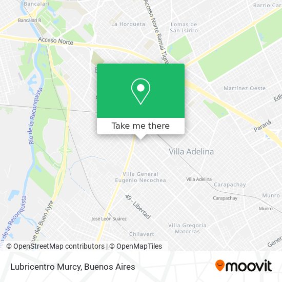 Lubricentro Murcy map