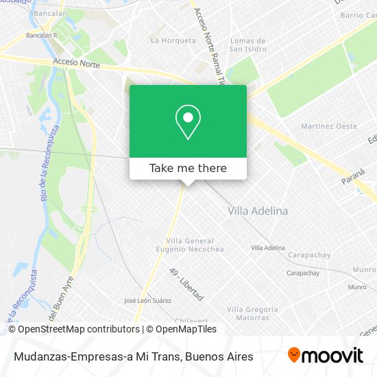 Mudanzas-Empresas-a Mi Trans map