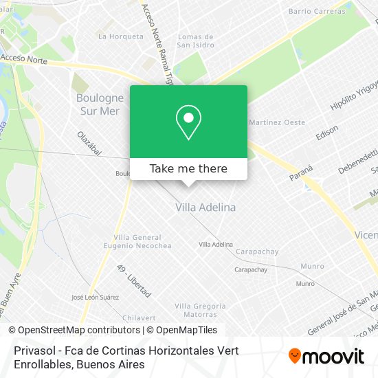 Privasol - Fca de Cortinas Horizontales Vert Enrollables map