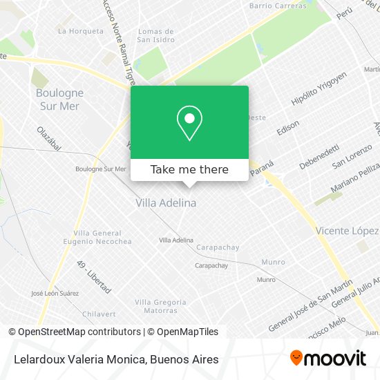 Lelardoux Valeria Monica map