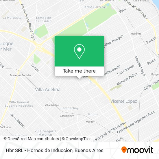 Hbr SRL - Hornos de Induccion map