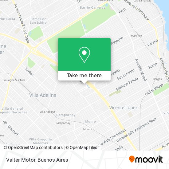 Mapa de Valter Motor