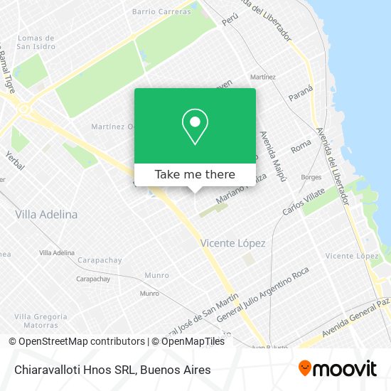Mapa de Chiaravalloti Hnos SRL