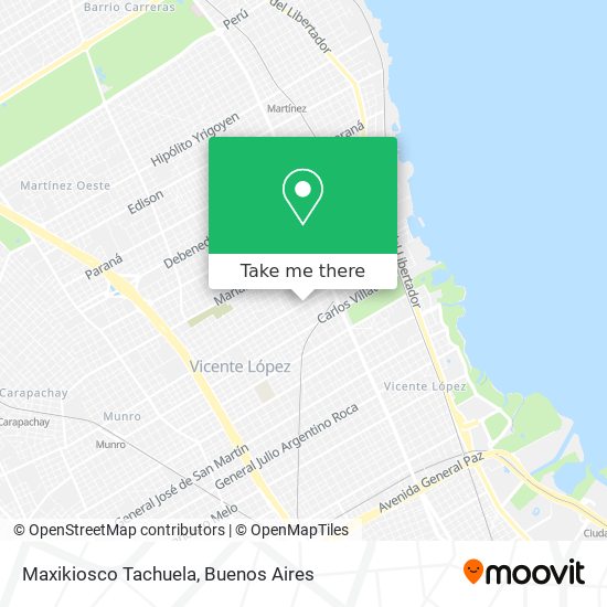 Mapa de Maxikiosco Tachuela