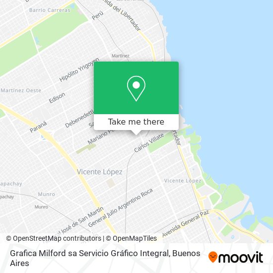 Mapa de Grafica Milford sa Servicio Gráfico Integral