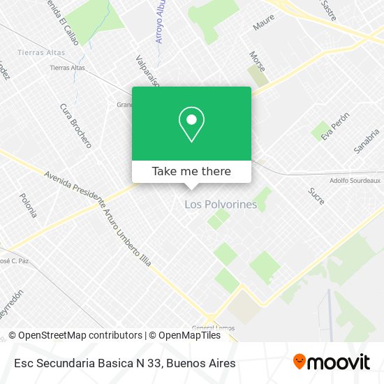 Esc Secundaria Basica N 33 map