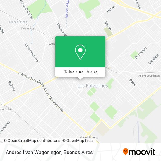 Mapa de Andres I van Wageningen