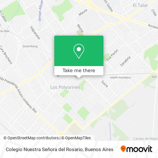 Colegio Nuestra Señora del Rosario map