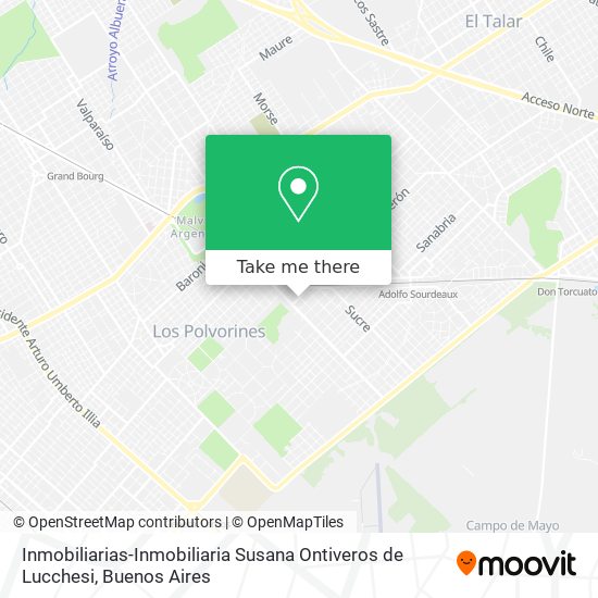 Inmobiliarias-Inmobiliaria Susana Ontiveros de Lucchesi map