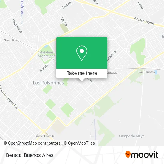 Beraca map