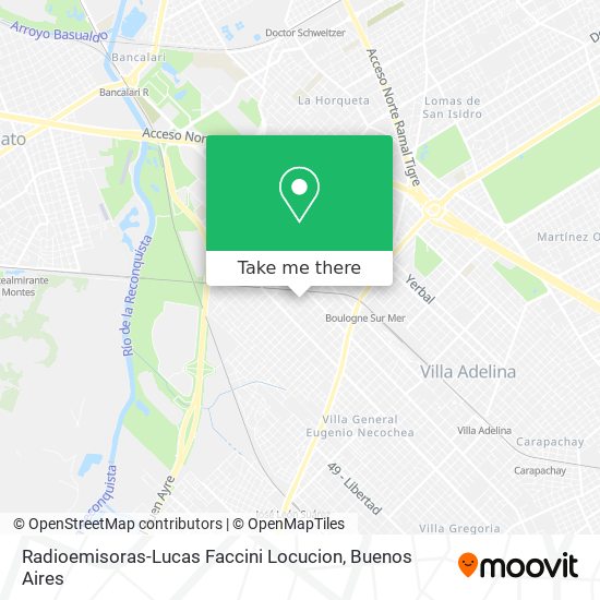 Radioemisoras-Lucas Faccini Locucion map