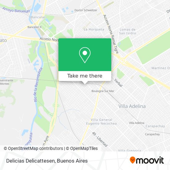 Delicias Delicattesen map