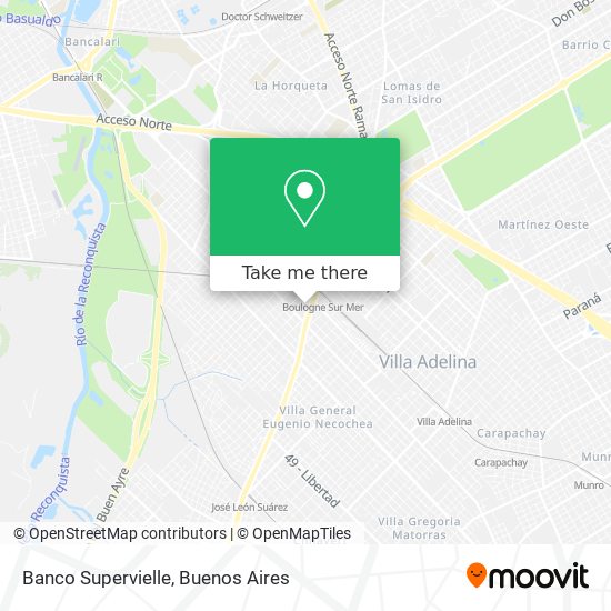 Banco Supervielle map