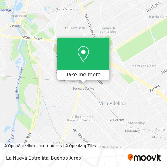 La Nueva Estrellita map