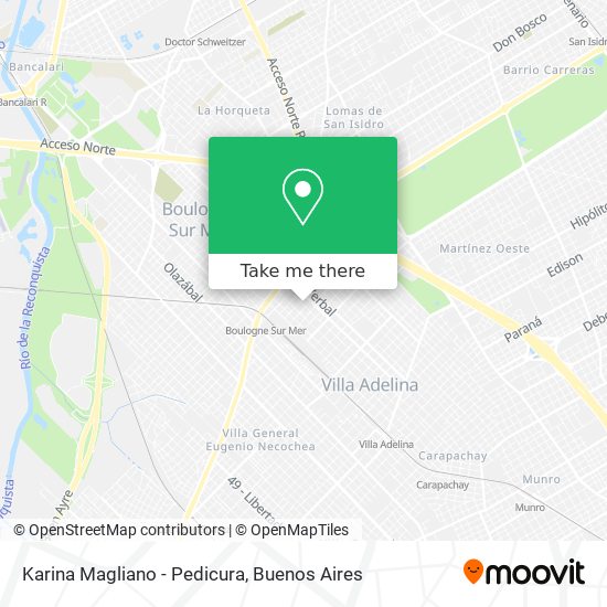 Karina Magliano - Pedicura map