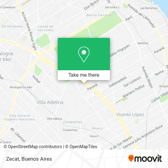 Zecat map