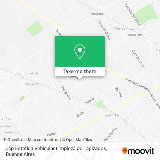 Mapa de Jcp Estética Vehicular Limpieza de Tapizados