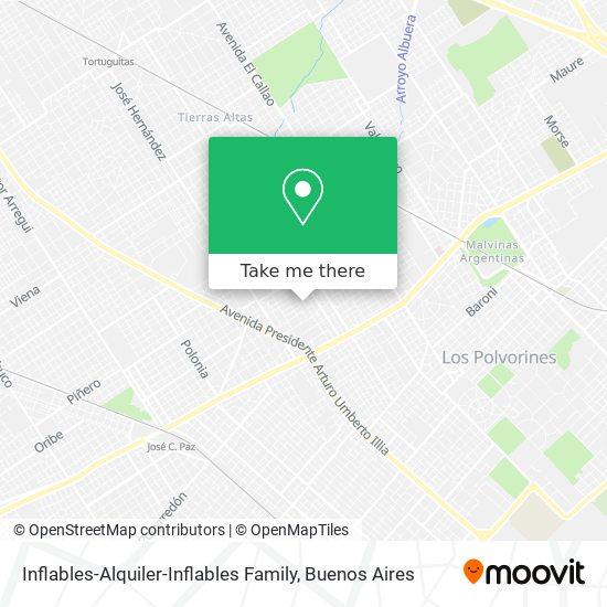 Mapa de Inflables-Alquiler-Inflables Family