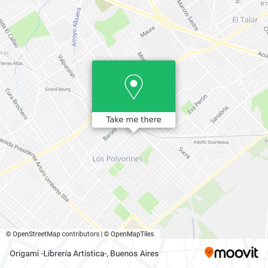 Origami -Librería Artística- map