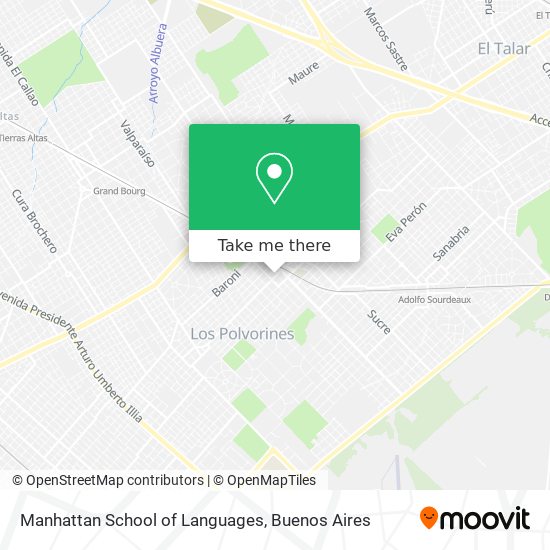 Mapa de Manhattan School of Languages