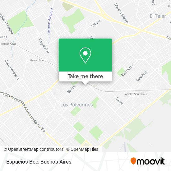 Mapa de Espacios Bcc