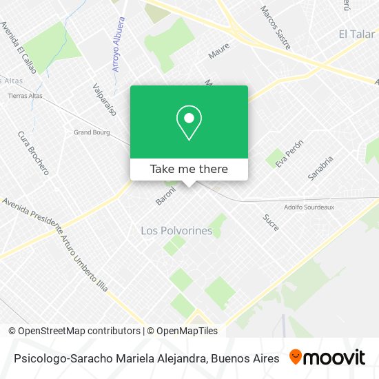 Psicologo-Saracho Mariela Alejandra map