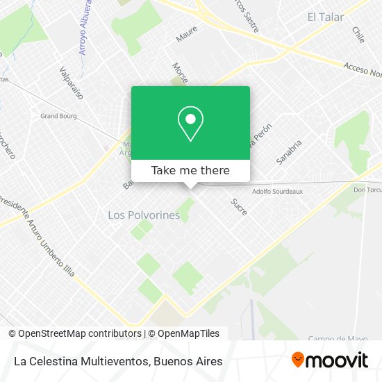 La Celestina Multieventos map