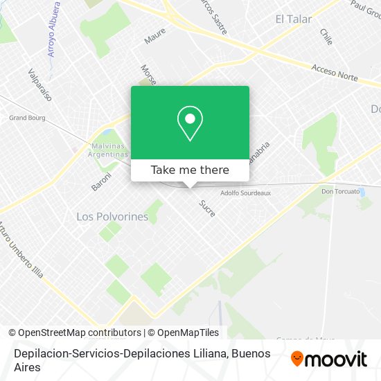 Depilacion-Servicios-Depilaciones Liliana map