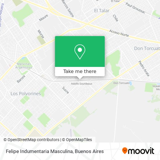 Felipe Indumentaria Masculina map