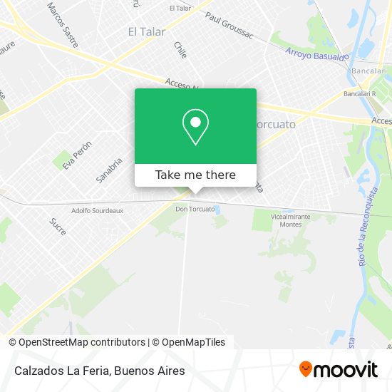 Mapa de Calzados La Feria