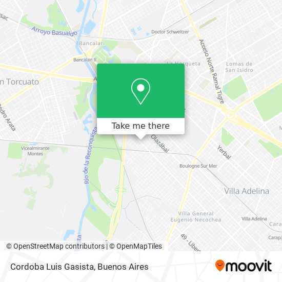 Mapa de Cordoba Luis Gasista