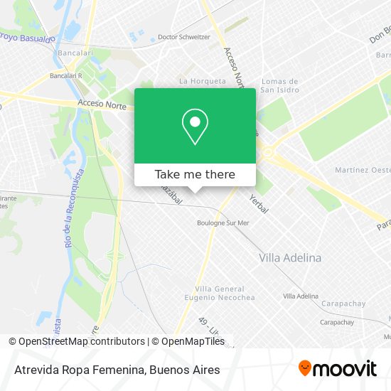 Atrevida Ropa Femenina map