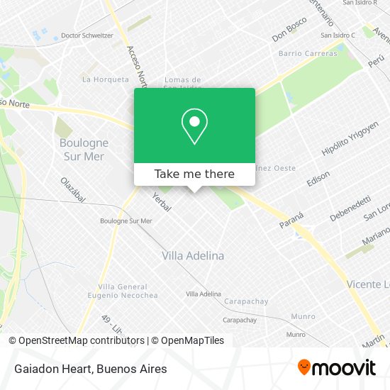 Gaiadon Heart map