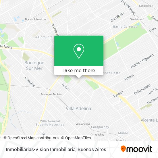 Inmobiliarias-Vision Inmobiliaria map