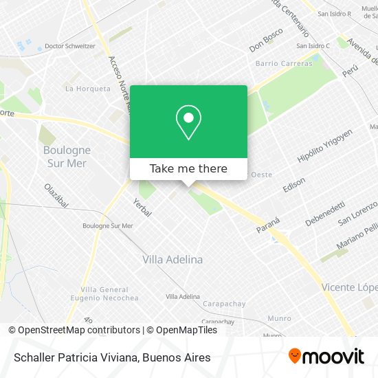 Schaller Patricia Viviana map