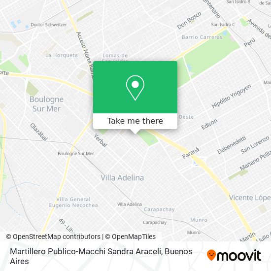 Mapa de Martillero Publico-Macchi Sandra Araceli