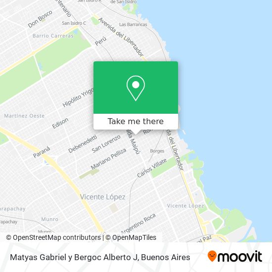 Matyas Gabriel y Bergoc Alberto J map